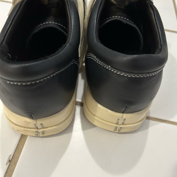 Rick Owens leather sneakers low too size 44 eu - Picture 3 of 4